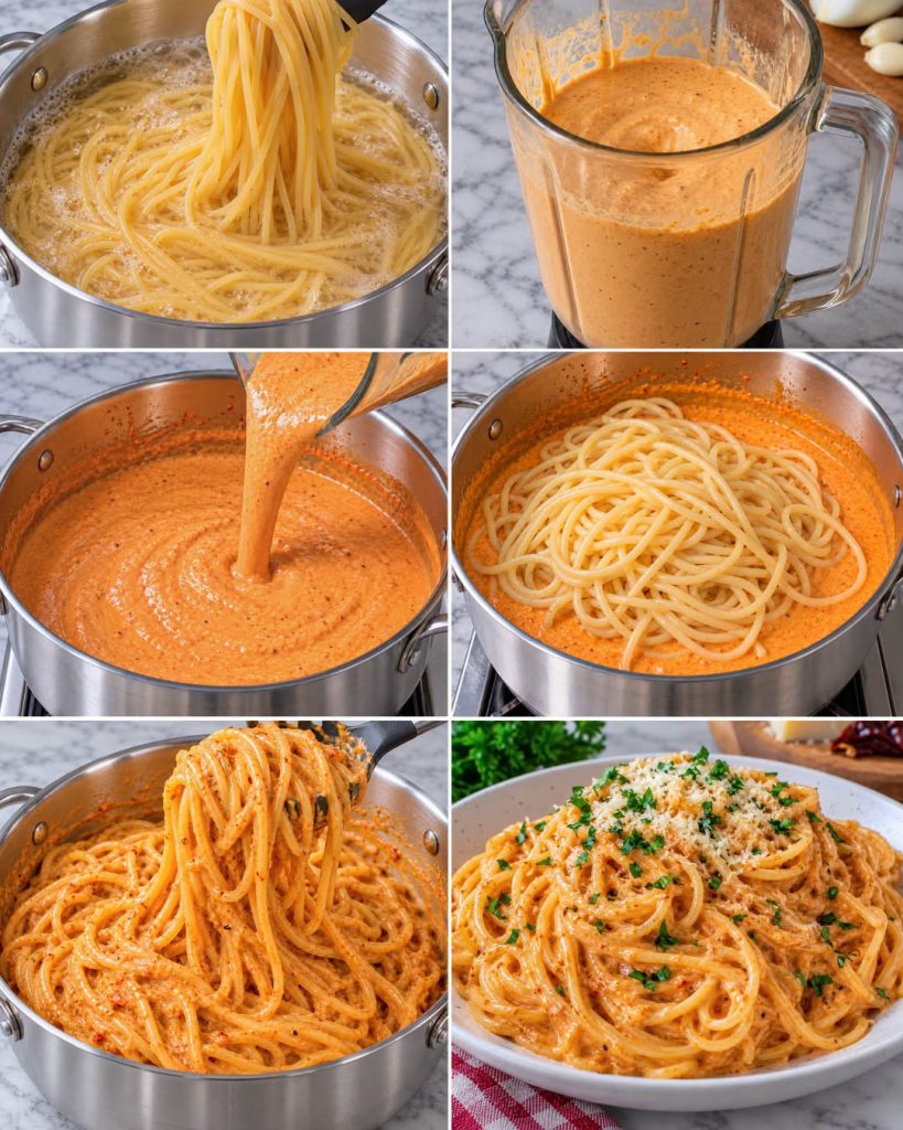Voller Geschmack ❤ Cremige Spaghetti mit Chipotle 🍝🌶️